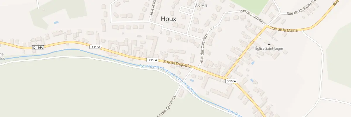 Plan du 6 Rue de l’Aqueduc à Houx