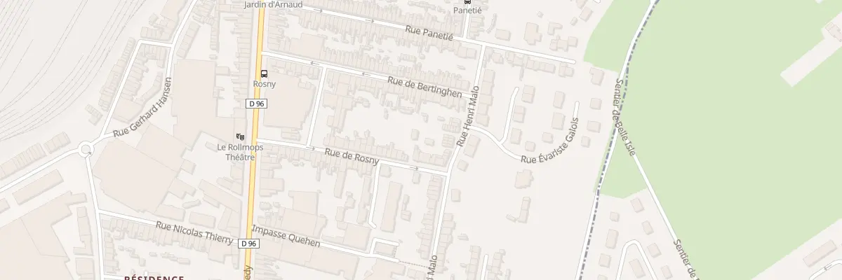 Plan du 51 Rue de Rosny à Boulogne-sur-Mer