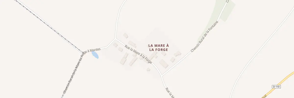 Plan du 2B Rue La Mare A la Forge à Perdreauville