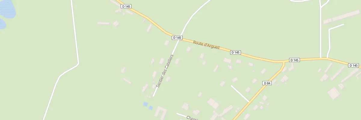 Plan du 5 Sen des Cateliers à Brémontier-Merval