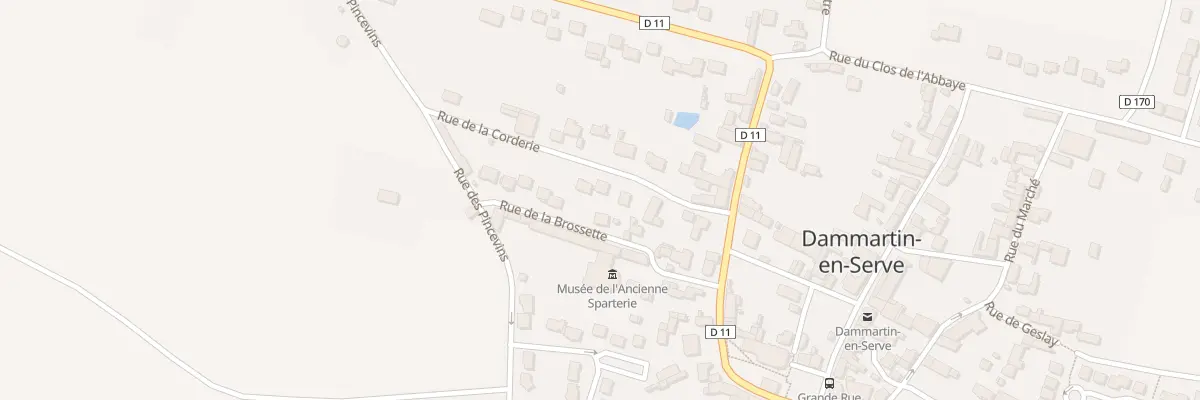 Plan du 5000 Rue de la Corderie à Dammartin-en-Serve
