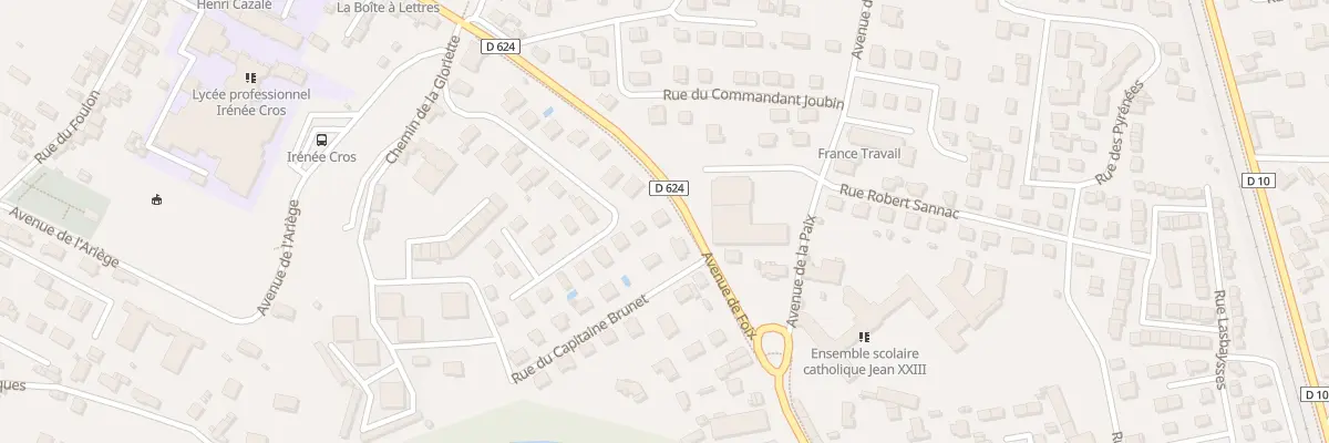 Plan du 19 Rue du Cap Pierre Flottes à Pamiers