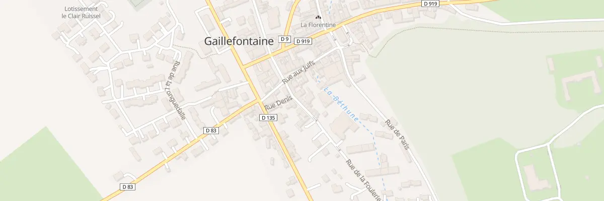 Plan du 7 Rue de la Foulerie à Gaillefontaine