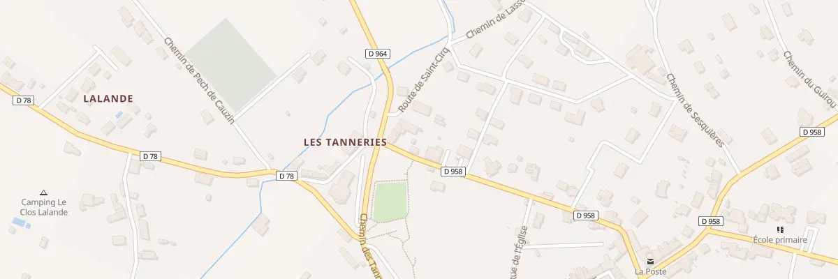 Plan du 20 Che de Ronde à Montricoux