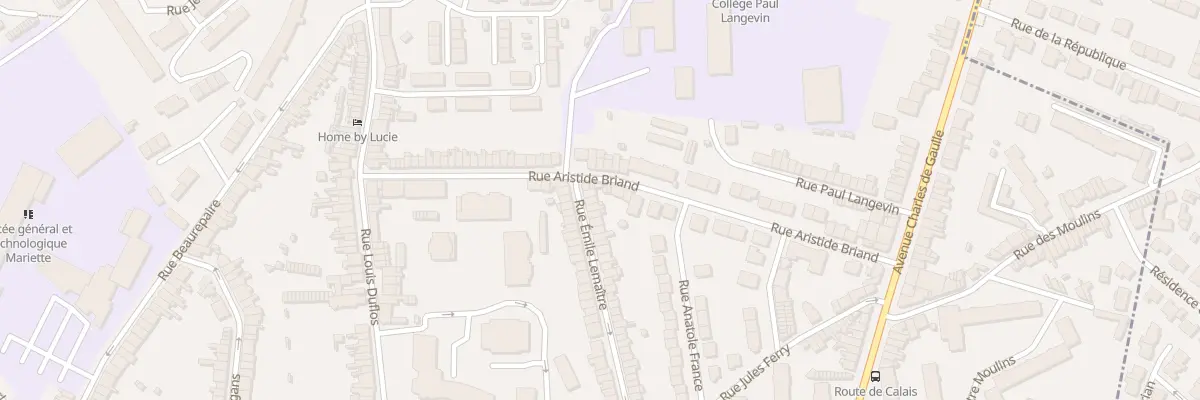 Plan du 78 Rue Emile Lemaitre à Boulogne-sur-Mer