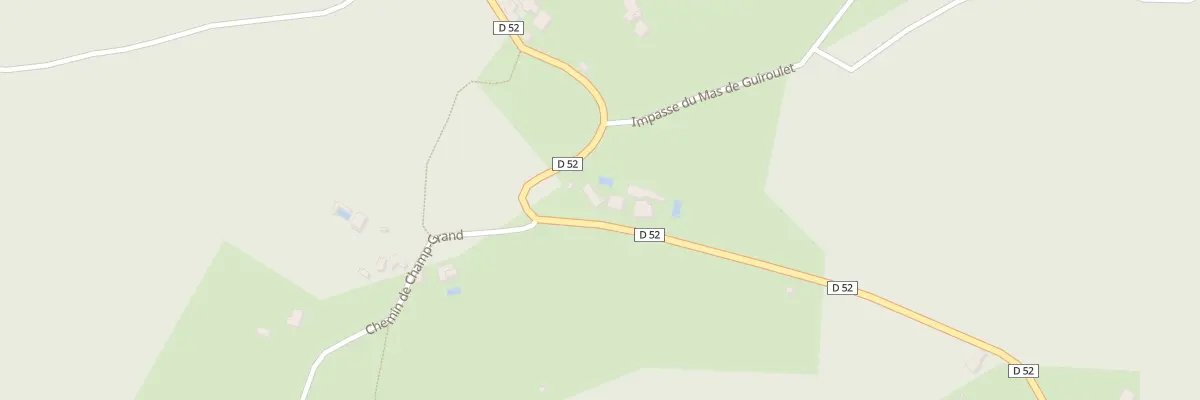 Plan du 5644F Les Combelles à Esclauzels