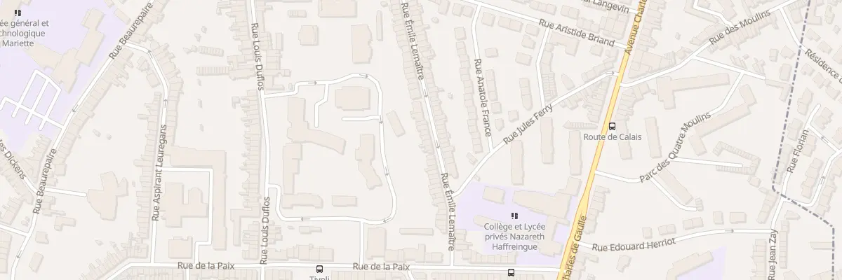 Plan du 47 Rue Emile Lemaitre à Boulogne-sur-Mer