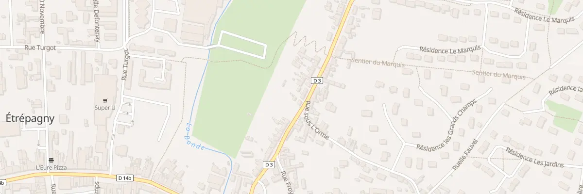 Plan du 29 Rue Aristide Briand à Étrépagny
