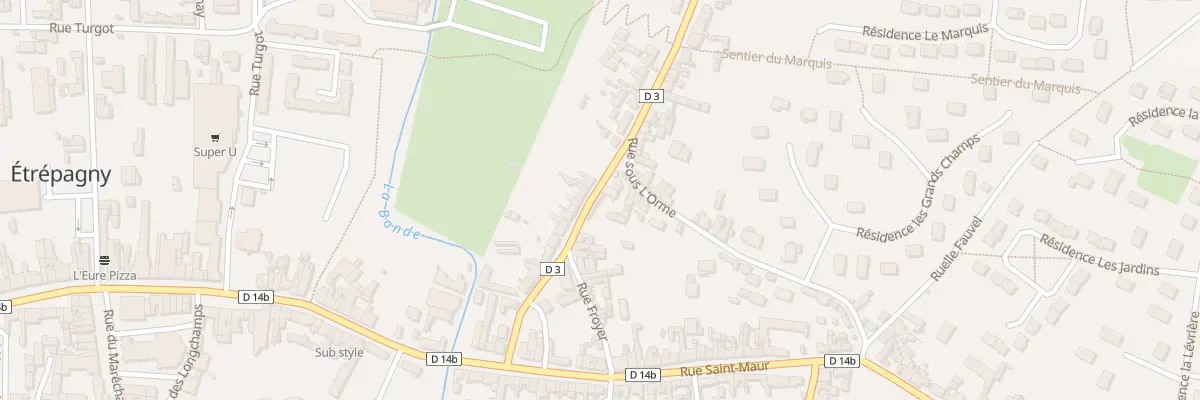 Plan du 24 Rue Aristide Briand à Étrépagny