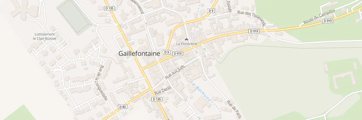 Plan du 14 Gr Grande Rue à Gaillefontaine