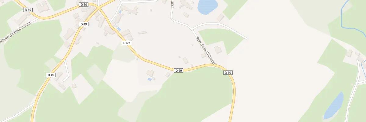 Plan du 3 Rte de Dun Le Palestel à Lafat