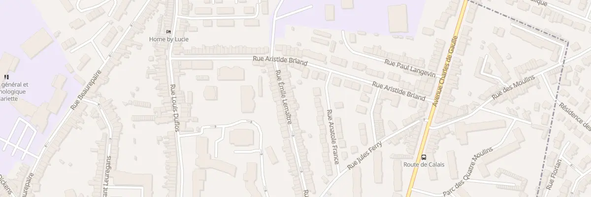 Plan du 62 Rue Emile Lemaitre à Boulogne-sur-Mer