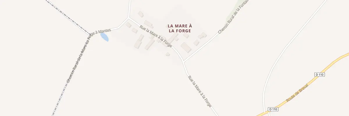 Plan du 3 Rue La Mare A la Forge à Perdreauville