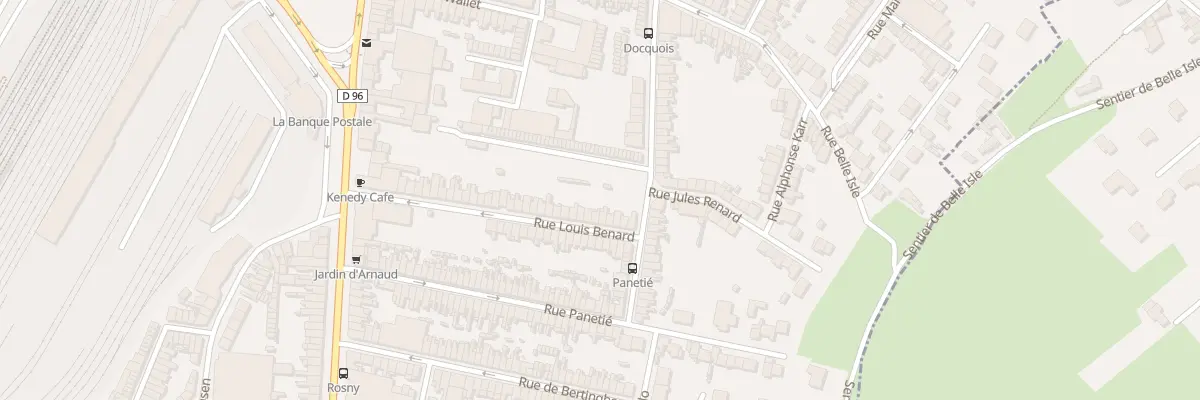 Plan du 57 Rue Louis Benard à Boulogne-sur-Mer