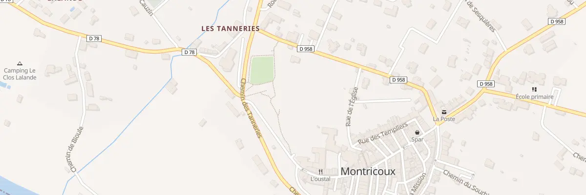 Plan du 9 Che de Ronde à Montricoux
