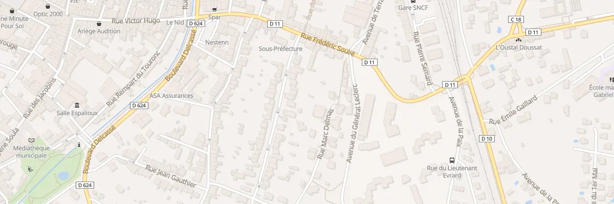 Plan du 32 Rue Gabriel Faure à Pamiers