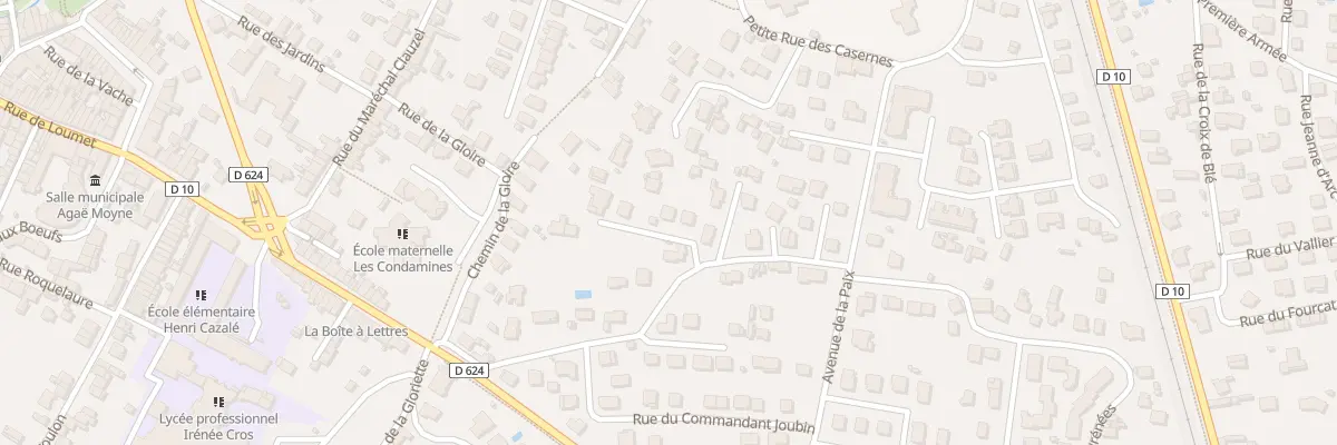 Plan du 23 Rue Croix de la Mission à Pamiers
