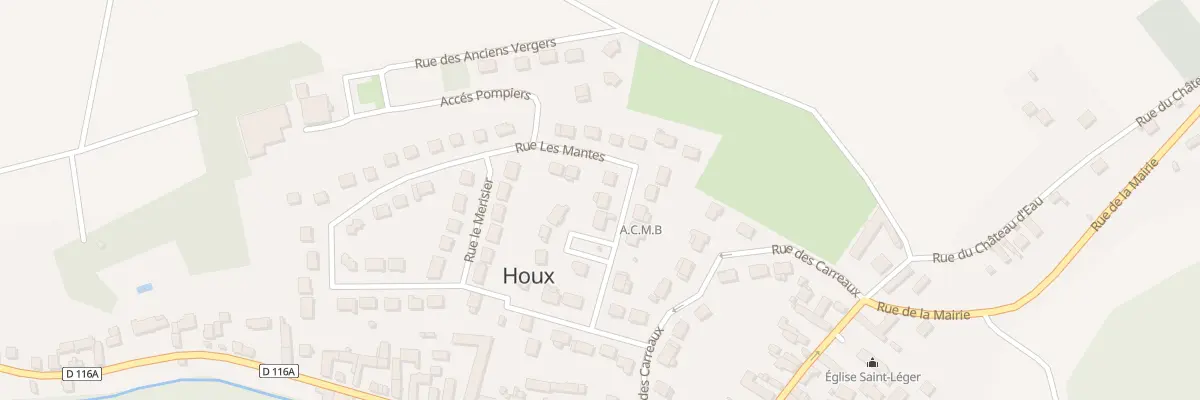 Plan du 5 Rue les Mantes à Houx