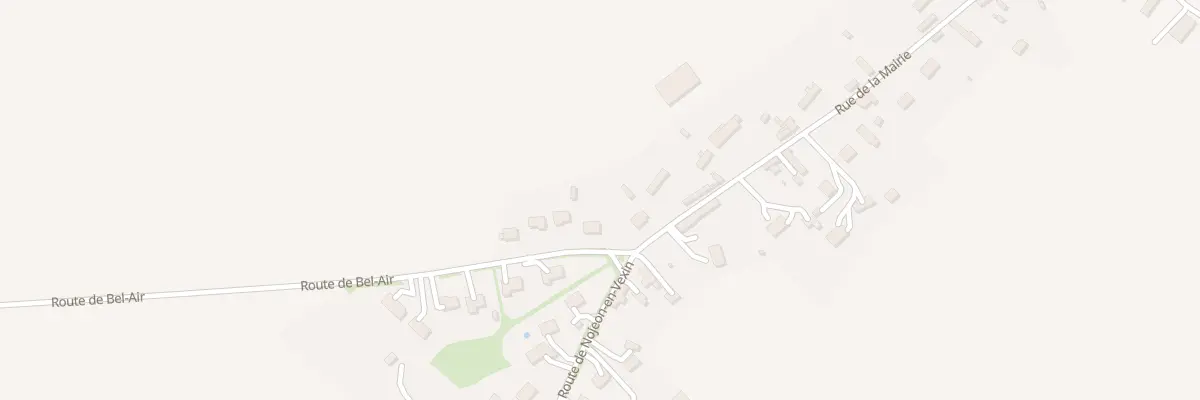 Plan du 136B Rue du Bel Air à Longchamps