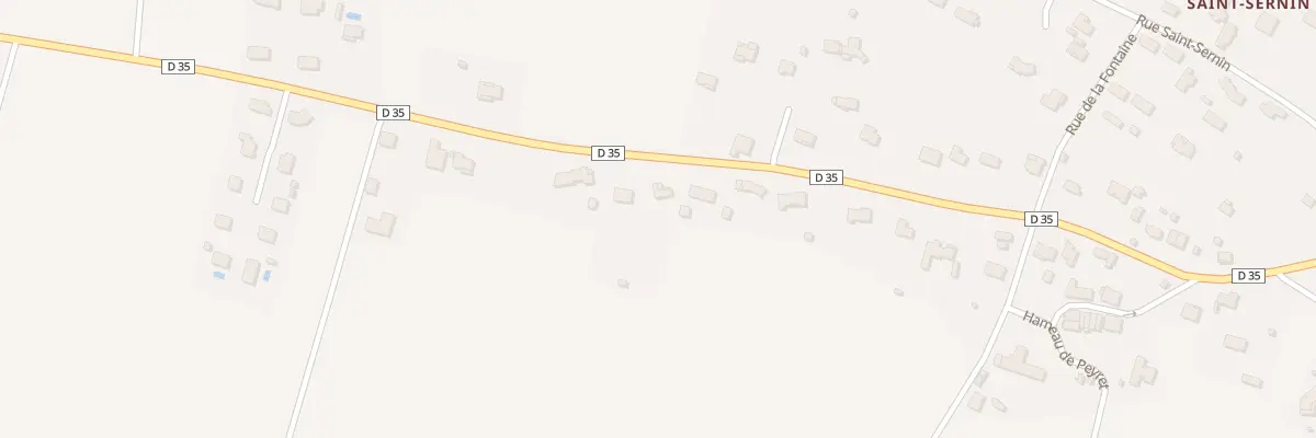 Plan du 59B Av de Cintegabelle à Calmont