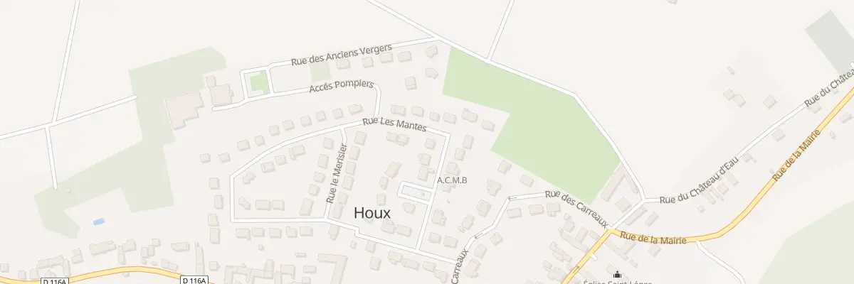 Plan du 7 Rue les Mantes à Houx