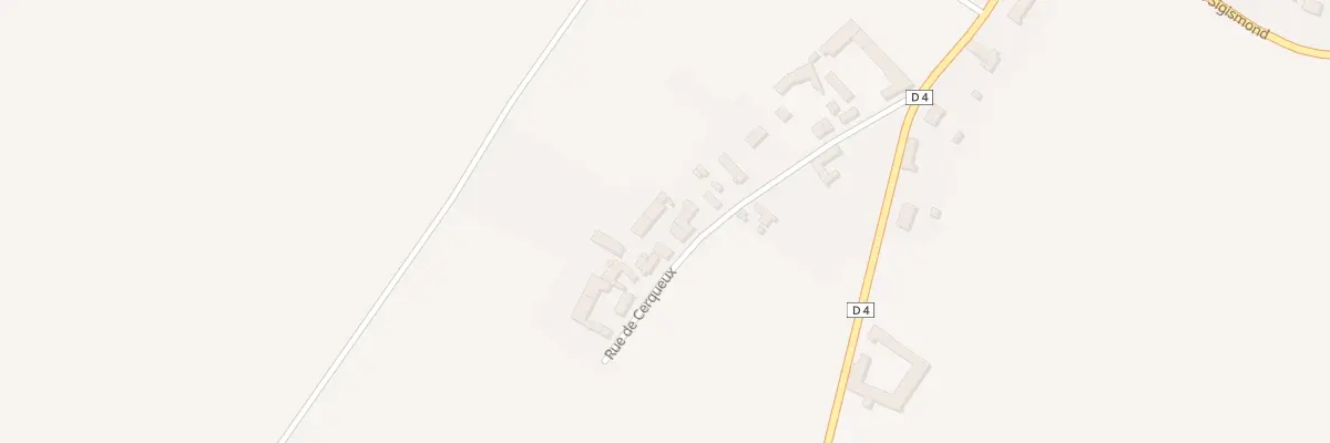 Plan du 27 Cerqueux à Épieds-en-Beauce