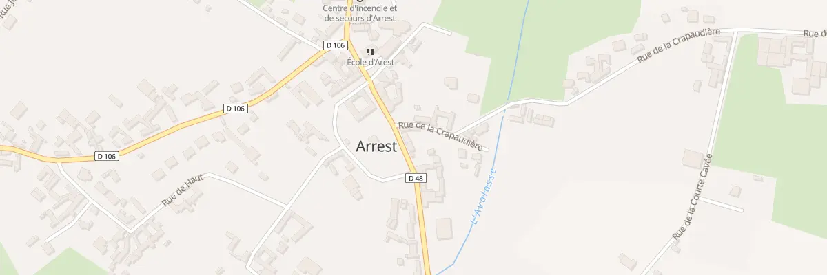 Plan du 5 Rue Basse Boulogne à Arrest