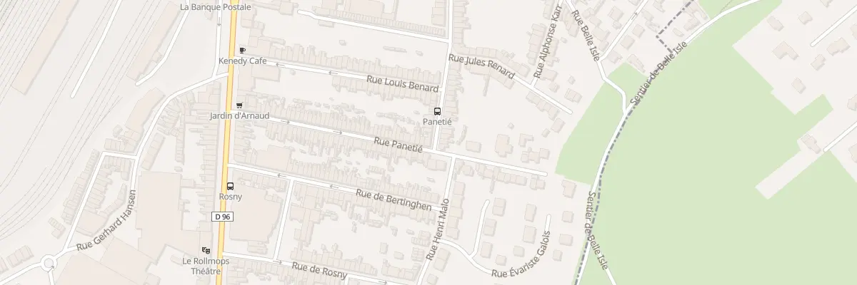 Plan du 81 Rue Panetié à Boulogne-sur-Mer