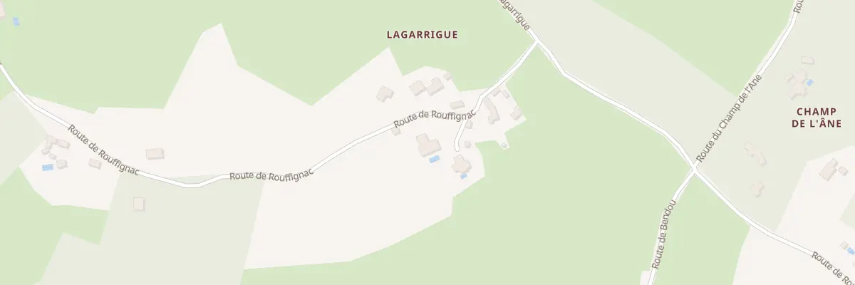 Plan du 5290F Lagarrigue à Montvalent