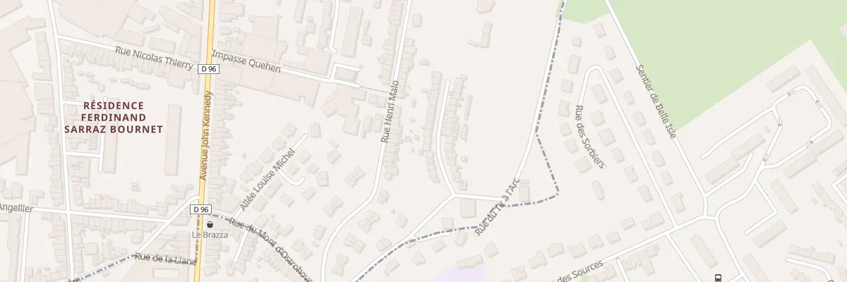 Plan du 41 Rue du Tir a l’Arc à Boulogne-sur-Mer