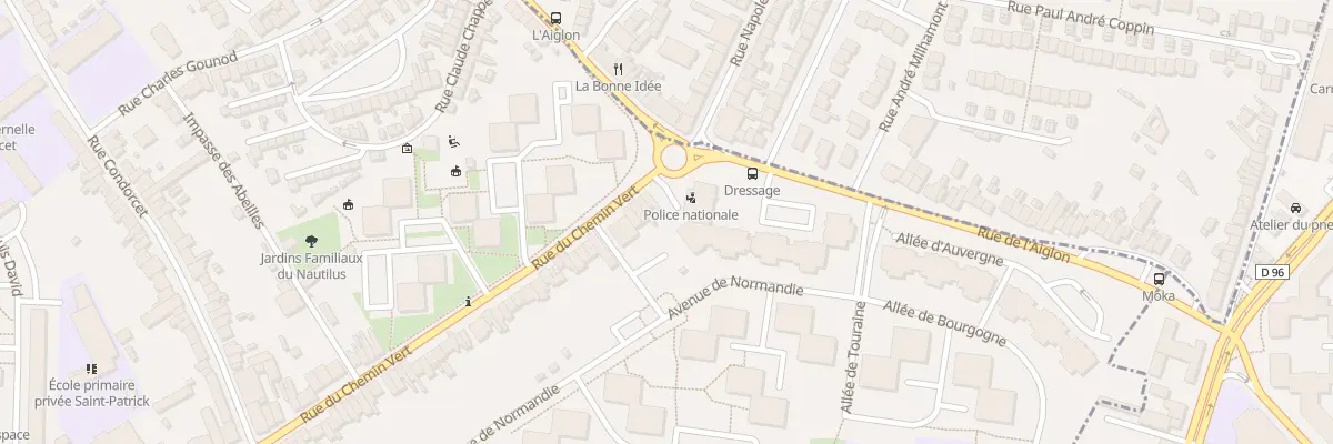 Plan du 308 Rue du Chemin Vert à Boulogne-sur-Mer