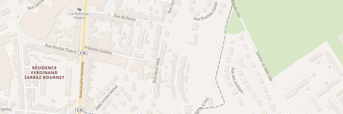 Plan du 57 Rue du Tir a l’Arc à Boulogne-sur-Mer