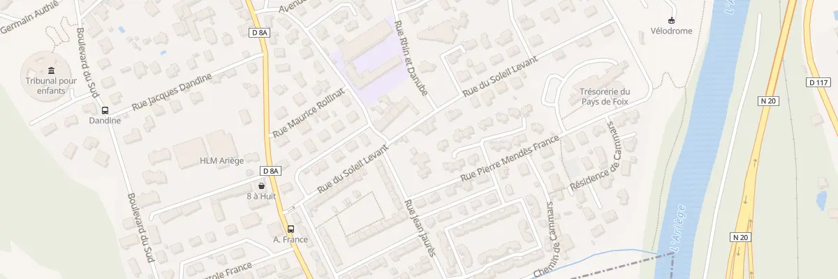 Plan du 21 Rue du Soleil Levant à Foix