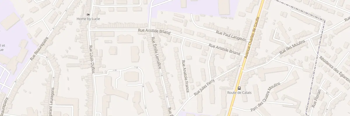 Plan du 59 Rue Anatole France à Boulogne-sur-Mer