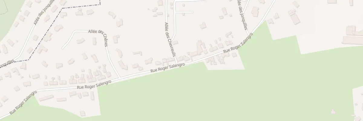 Plan du 590 Rue Roger Salengro à Cucq