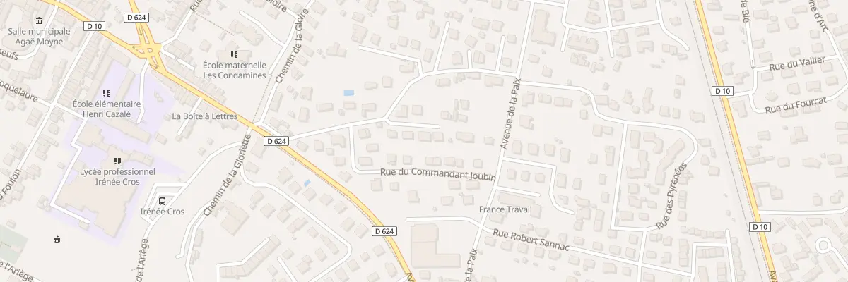 Plan du 6 Imp Ronsard à Pamiers