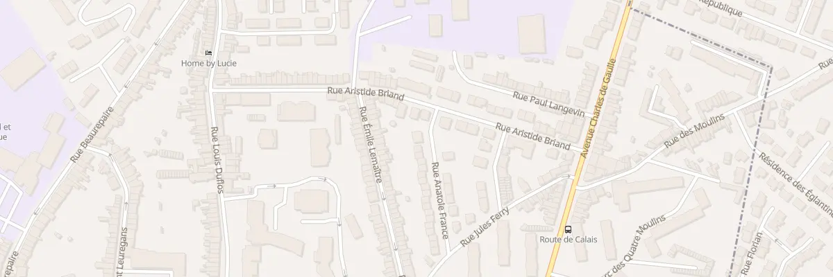 Plan du 67 Rue Anatole France à Boulogne-sur-Mer