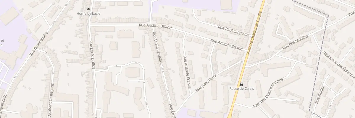 Plan du 51 Rue Anatole France à Boulogne-sur-Mer