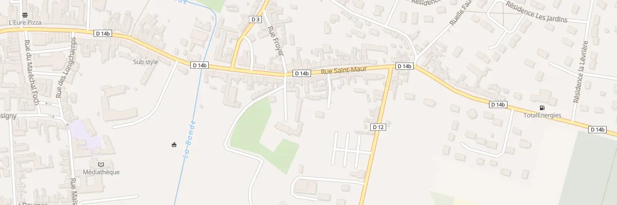 Plan du 44 Rue Saint Maur à Étrépagny