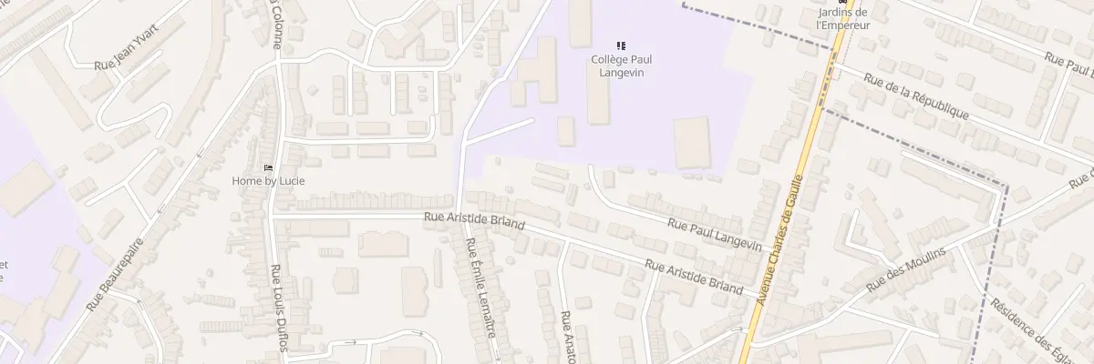Plan du 69 Rue Aristide Briand à Boulogne-sur-Mer