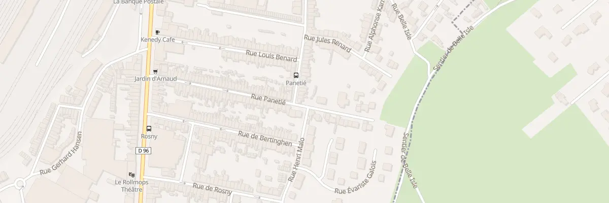 Plan du 83 Rue Panetié à Boulogne-sur-Mer