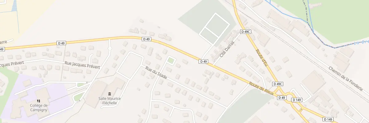 Plan du 1 Rue Victor Hugo à Blangy-sur-Bresle