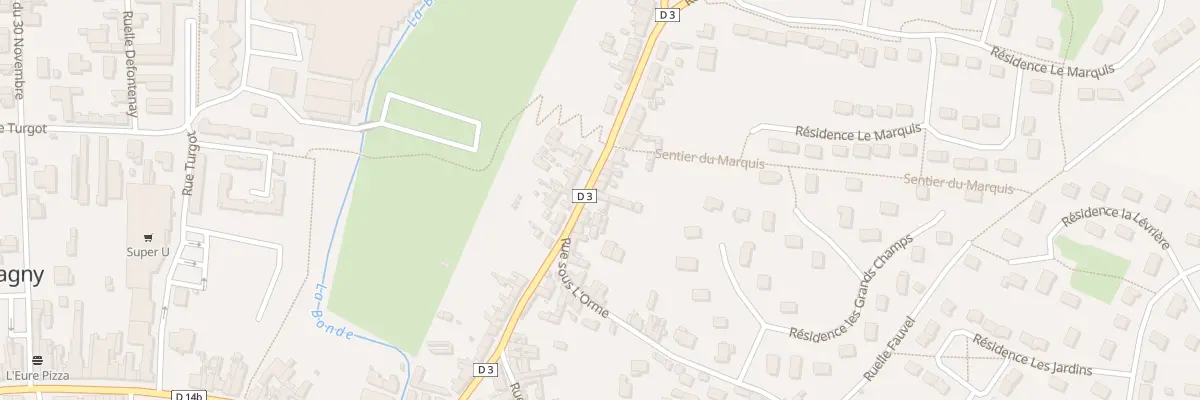 Plan du 34T Rue Aristide Briand à Étrépagny
