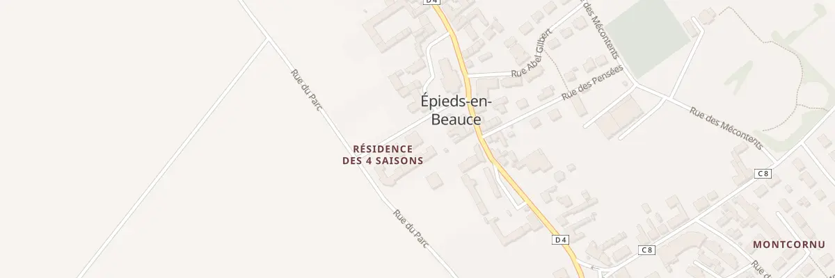 Plan du 1 Res des 4 Saisons à Épieds-en-Beauce