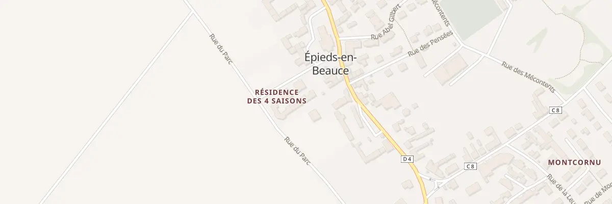 Plan du 5 Res des 4 Saisons à Épieds-en-Beauce