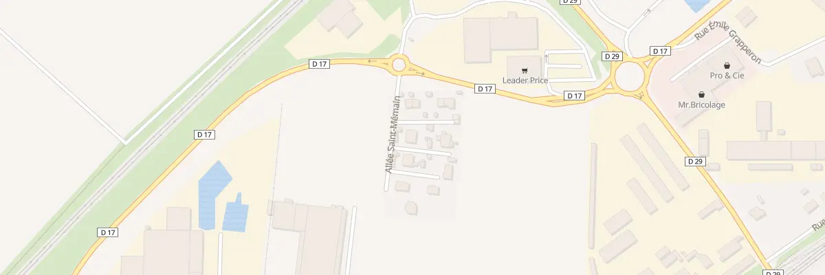 Plan du 2 Allee Saint-mémain aux Villages Vovéens