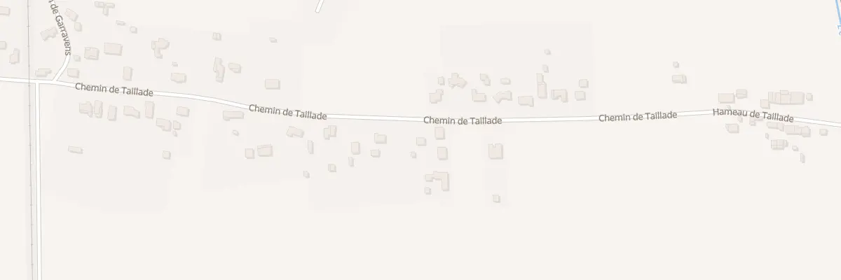 Plan du 38 Che de Taillade au Vernet
