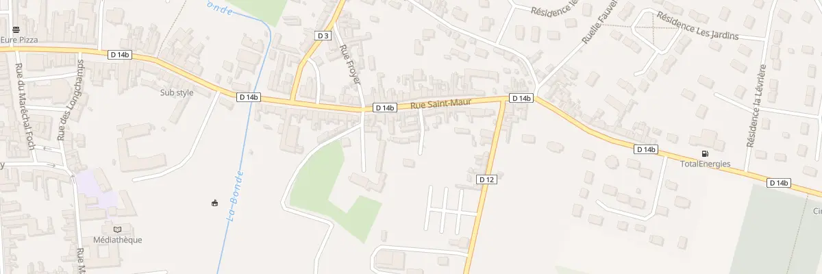 Plan du 52 Rue Saint Maur à Étrépagny