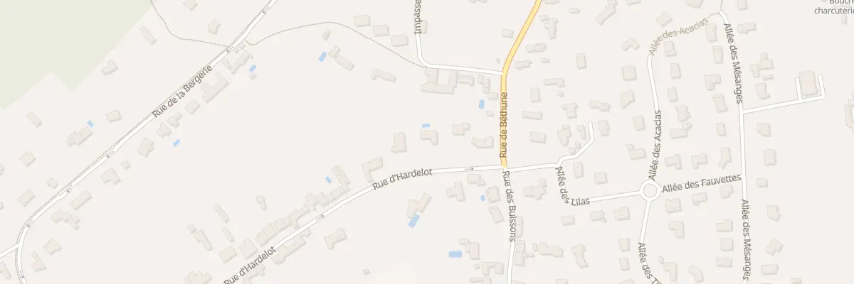 Plan du 4 Rue d’Hardelot à Condette
