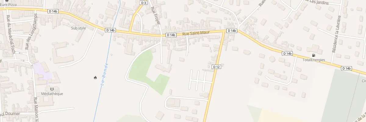 Plan du 52B Rue Saint Maur à Étrépagny